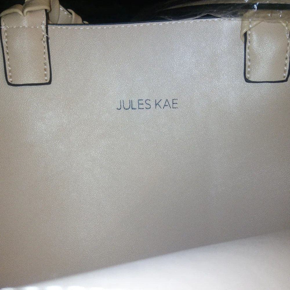 Jules Kae x Rachel Zoe Charlotte Vegan Leather Tote/Crossbody in Blush Pink NWT